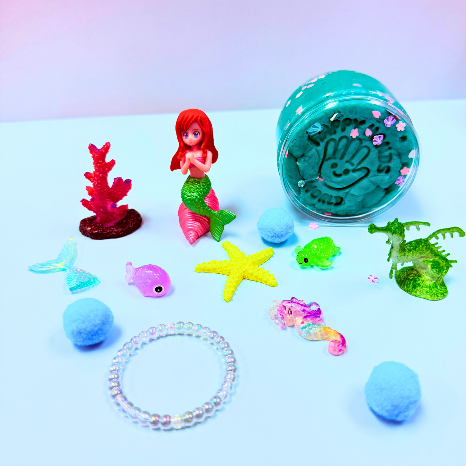 Violet gardening sensory kit