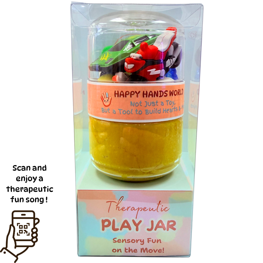 Therapeutic sensory play jar