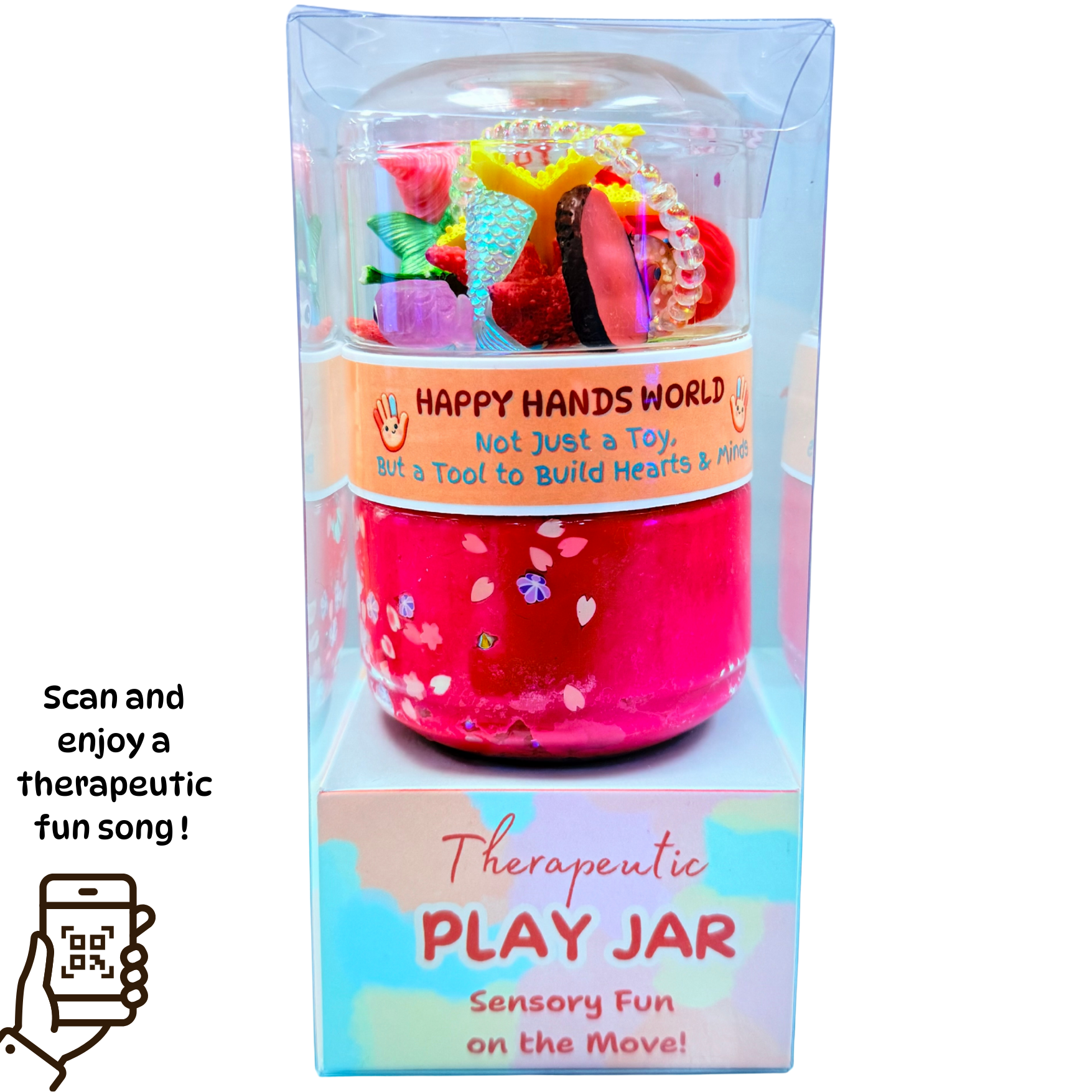 Therapeutic sensory play jar