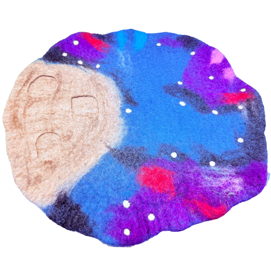 Felt Mat Space Moon