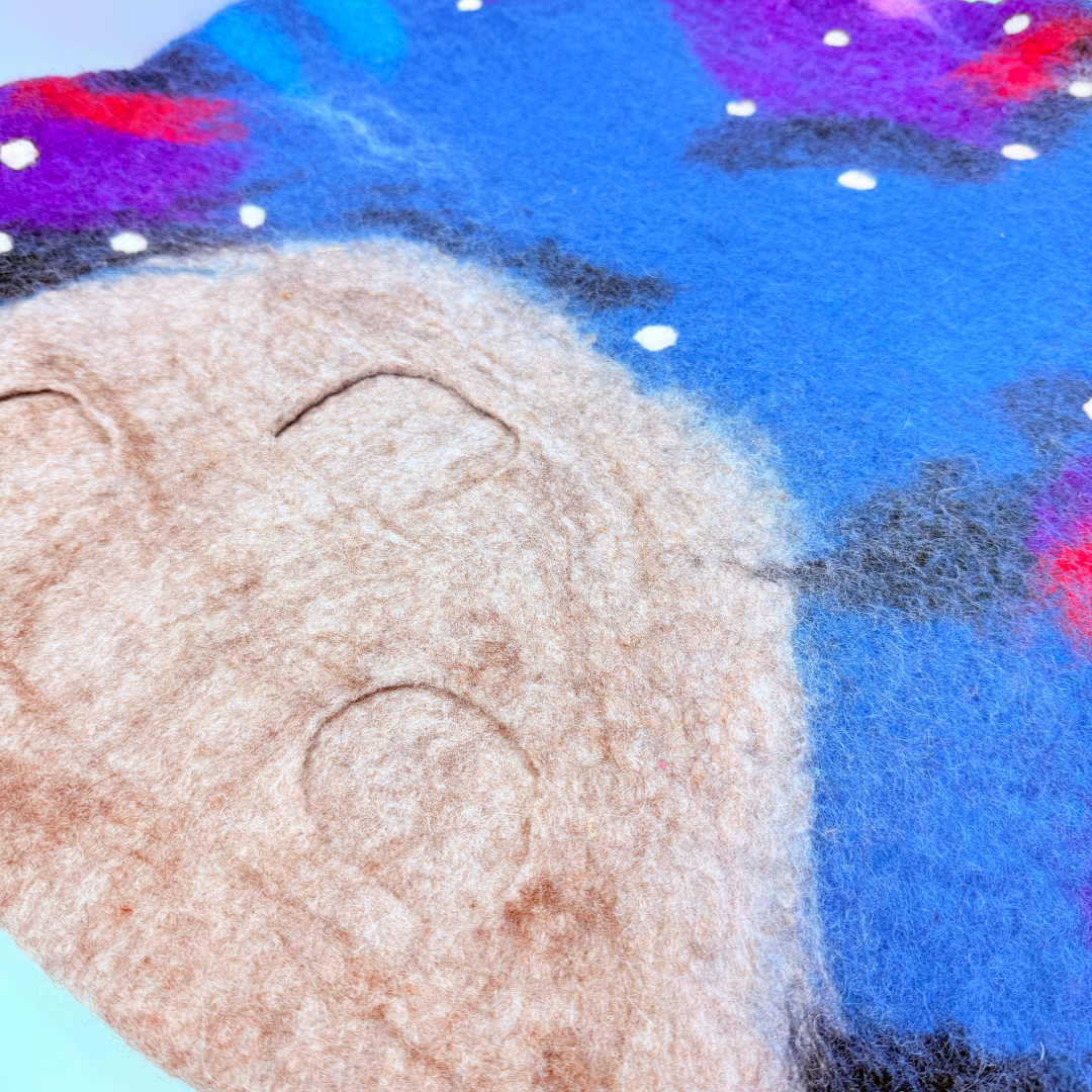 Felt Mat Space Moon