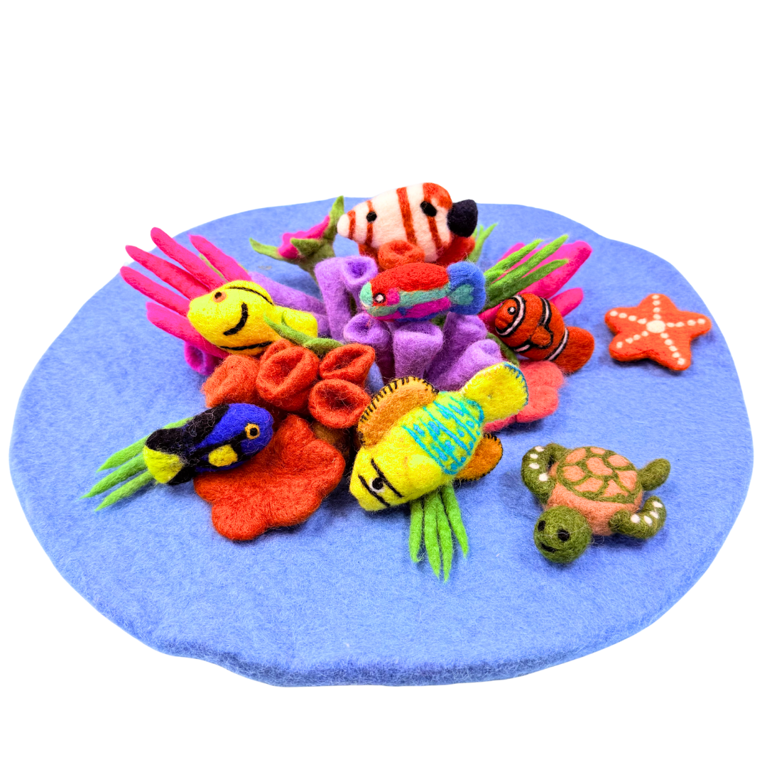 Felt coral reef set