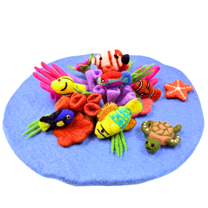 Felt Mat Under the Sea Reef