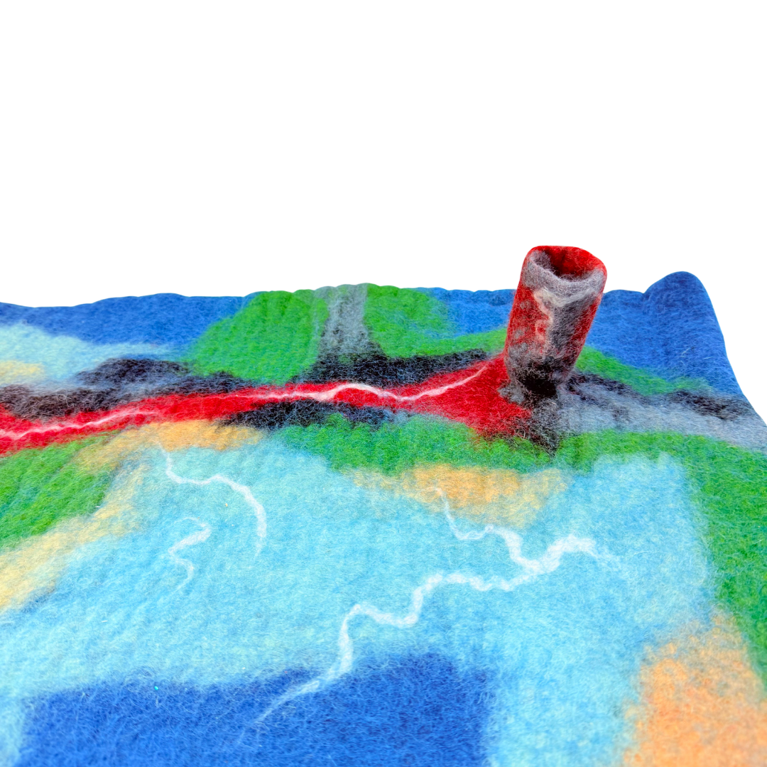 Felt Mat Volcano Land