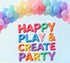 Colorful balloon arch