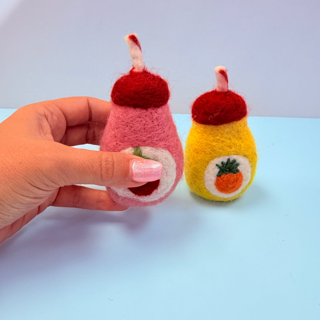 Felt dolly drink toys