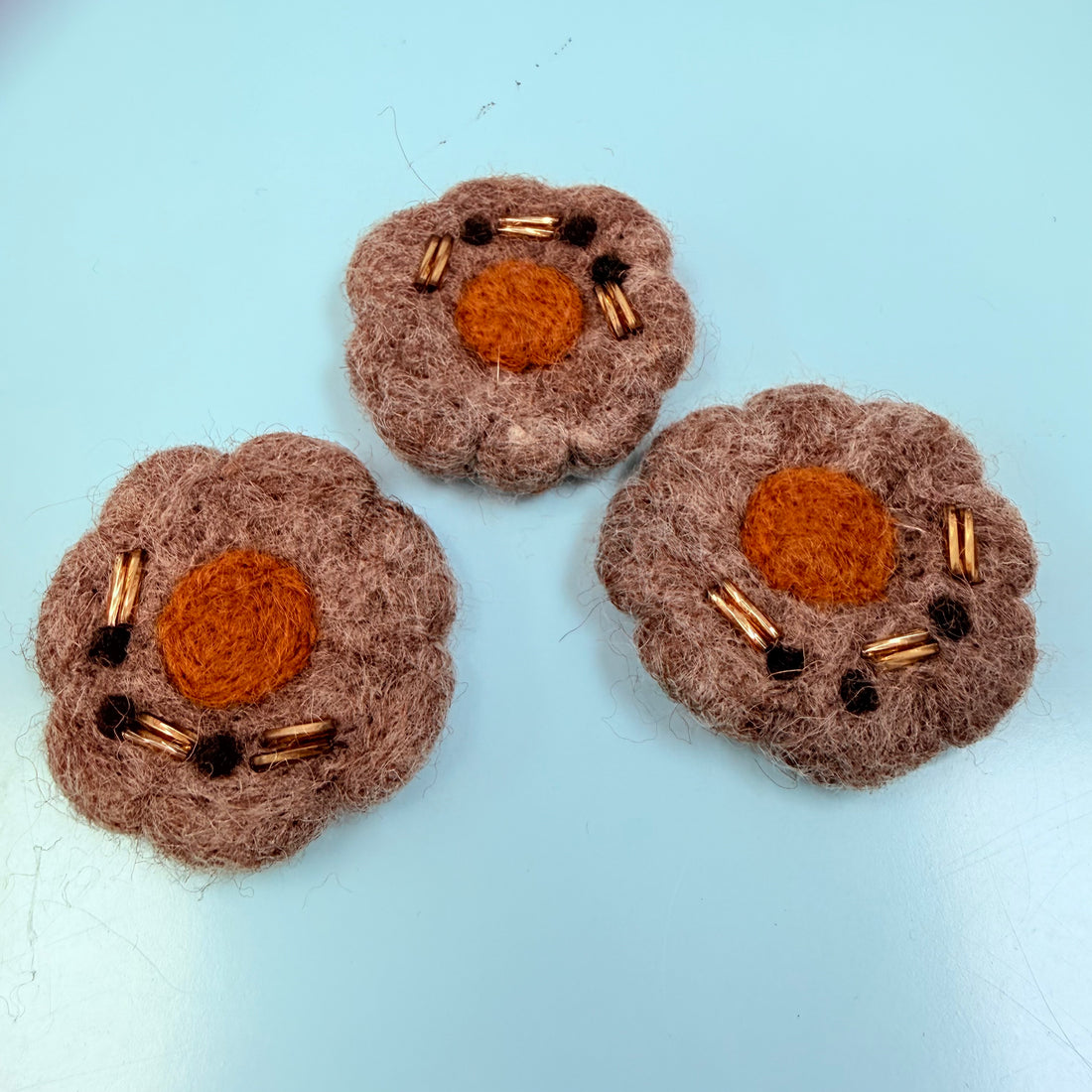 Felt biscuit play set