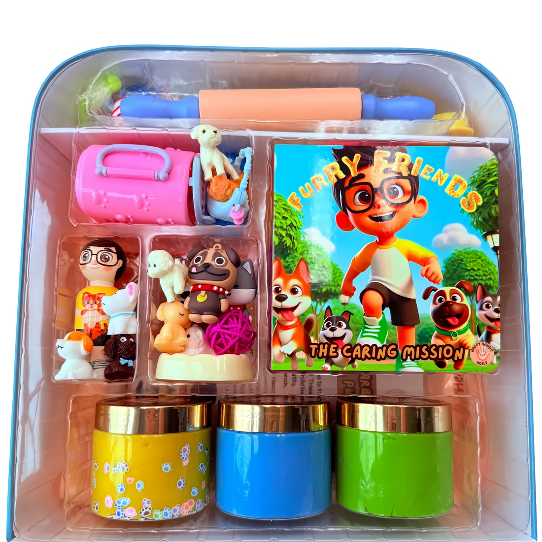 Pets Playdough Sensory Kit – Responsibility, Care &amp; Routines