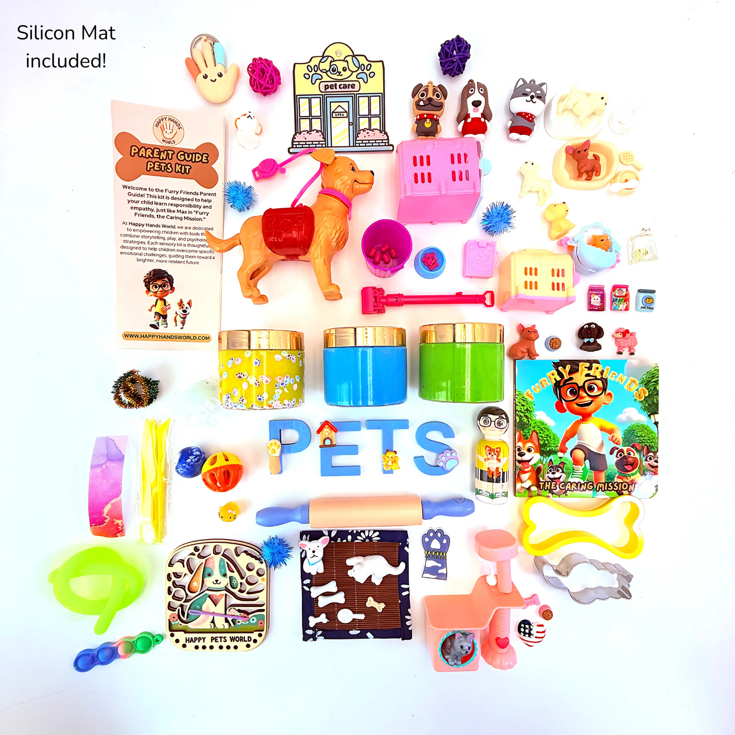 Pets Playdough Sensory Kit – Responsibility, Care &amp; Routines