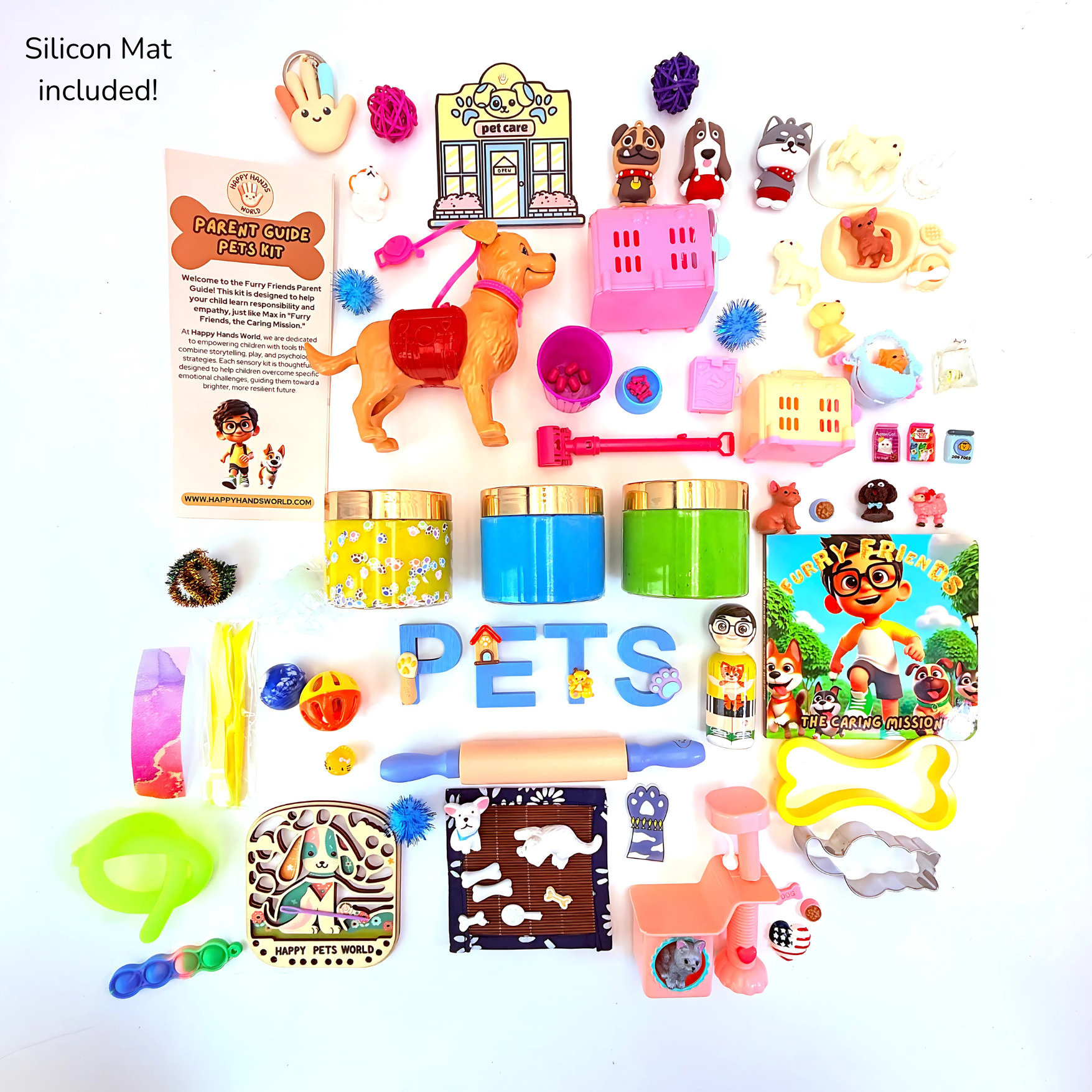 Pets Playdough Sensory Kit – Responsibility, Care &amp; Routines