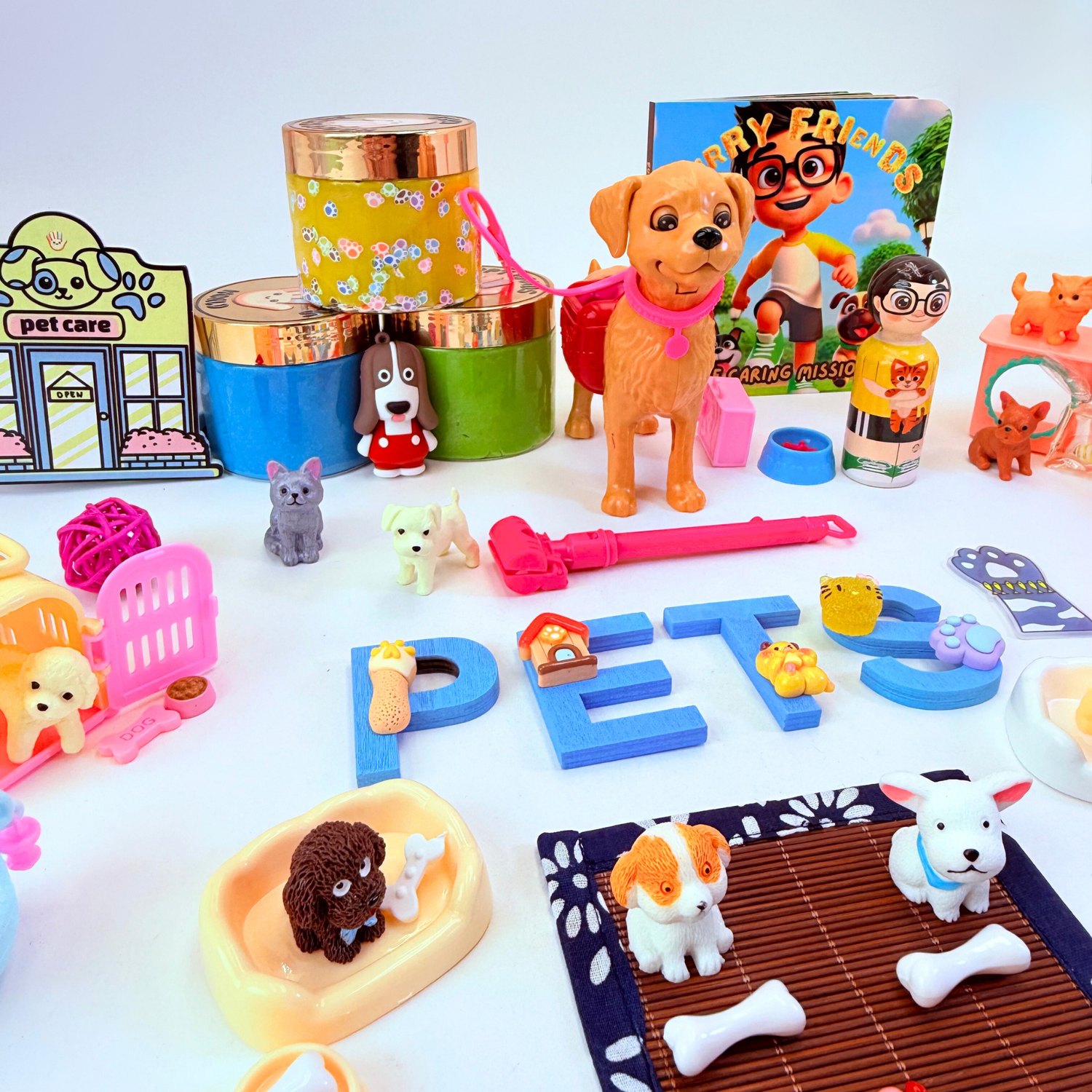 Pets Playdough Sensory Kit – Responsibility, Care &amp; Routines