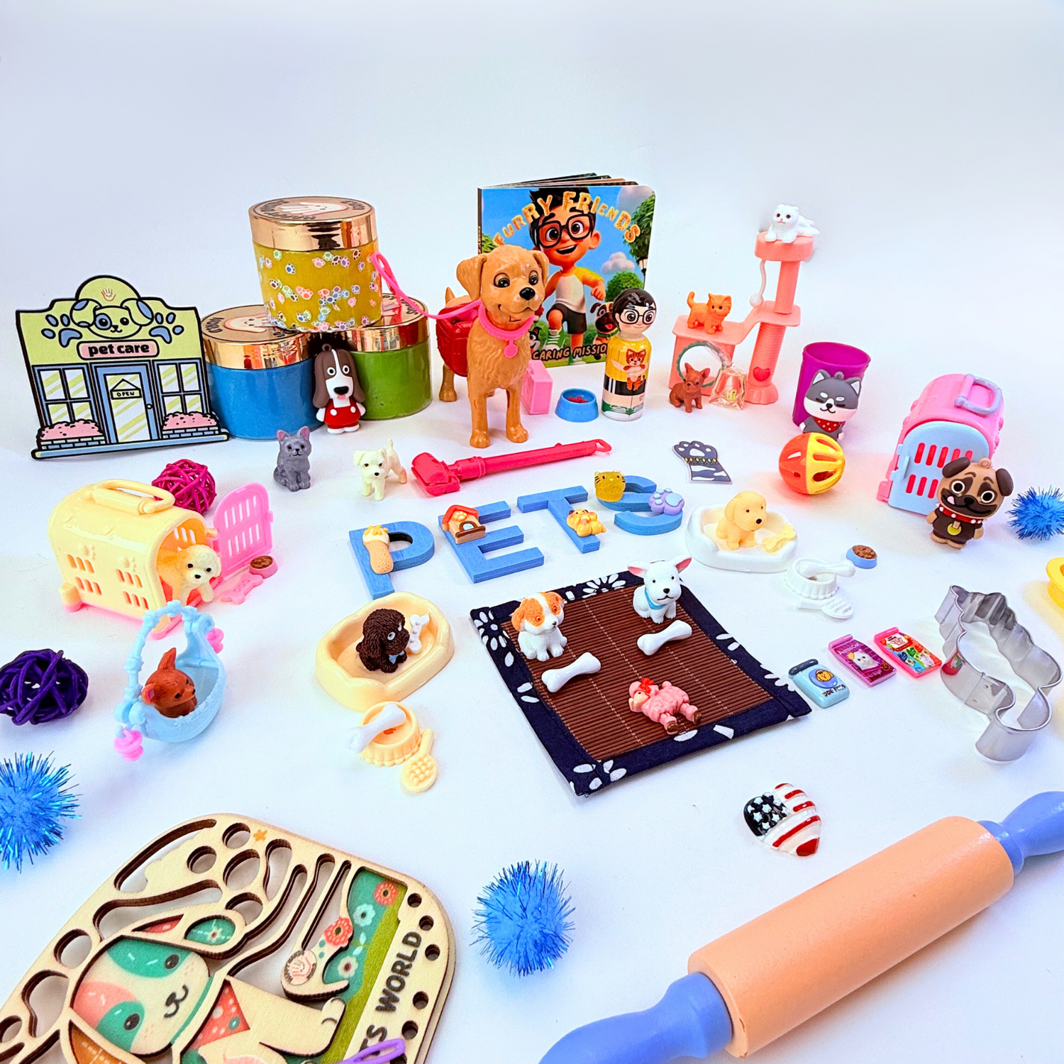 Pets Playdough Sensory Kit – Responsibility, Care &amp; Routines