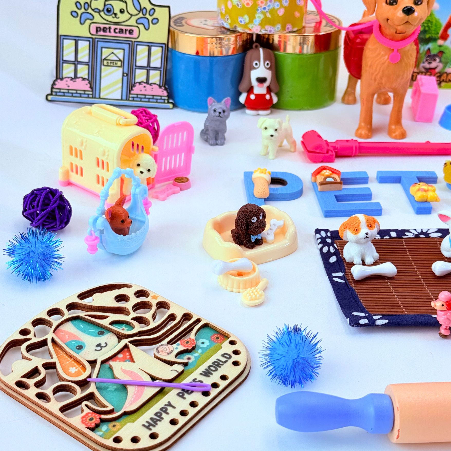 Pets Playdough Sensory Kit – Responsibility, Care &amp; Routines