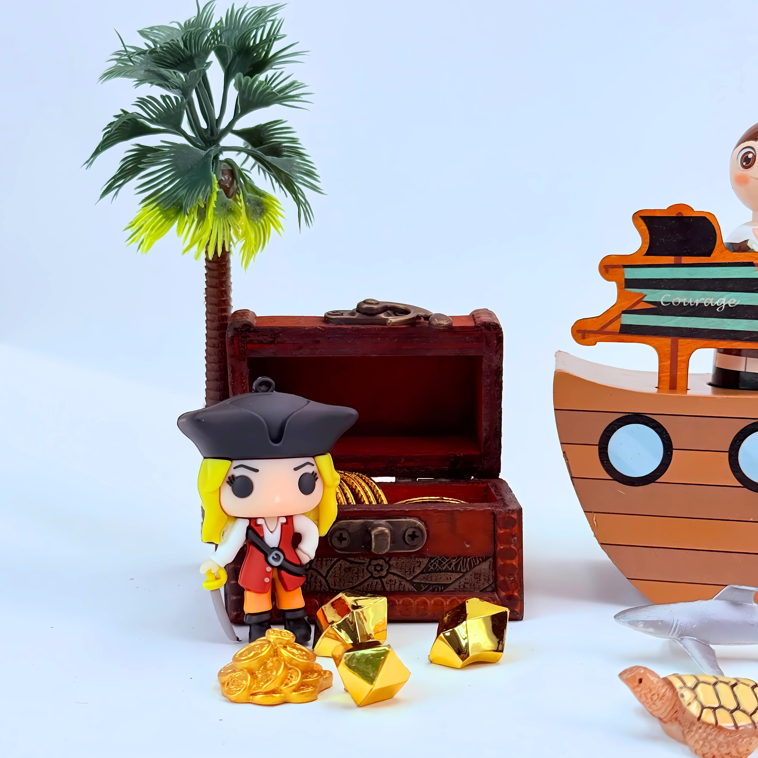 Pirate sensory play kit