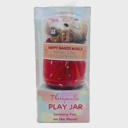 Tina Bear Sensory Playdough Jar - Routine Building