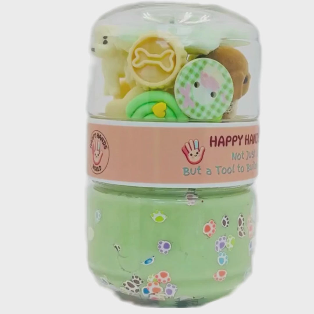Pip Puppy Therapeutic Playdough Jar – Potty Training Support