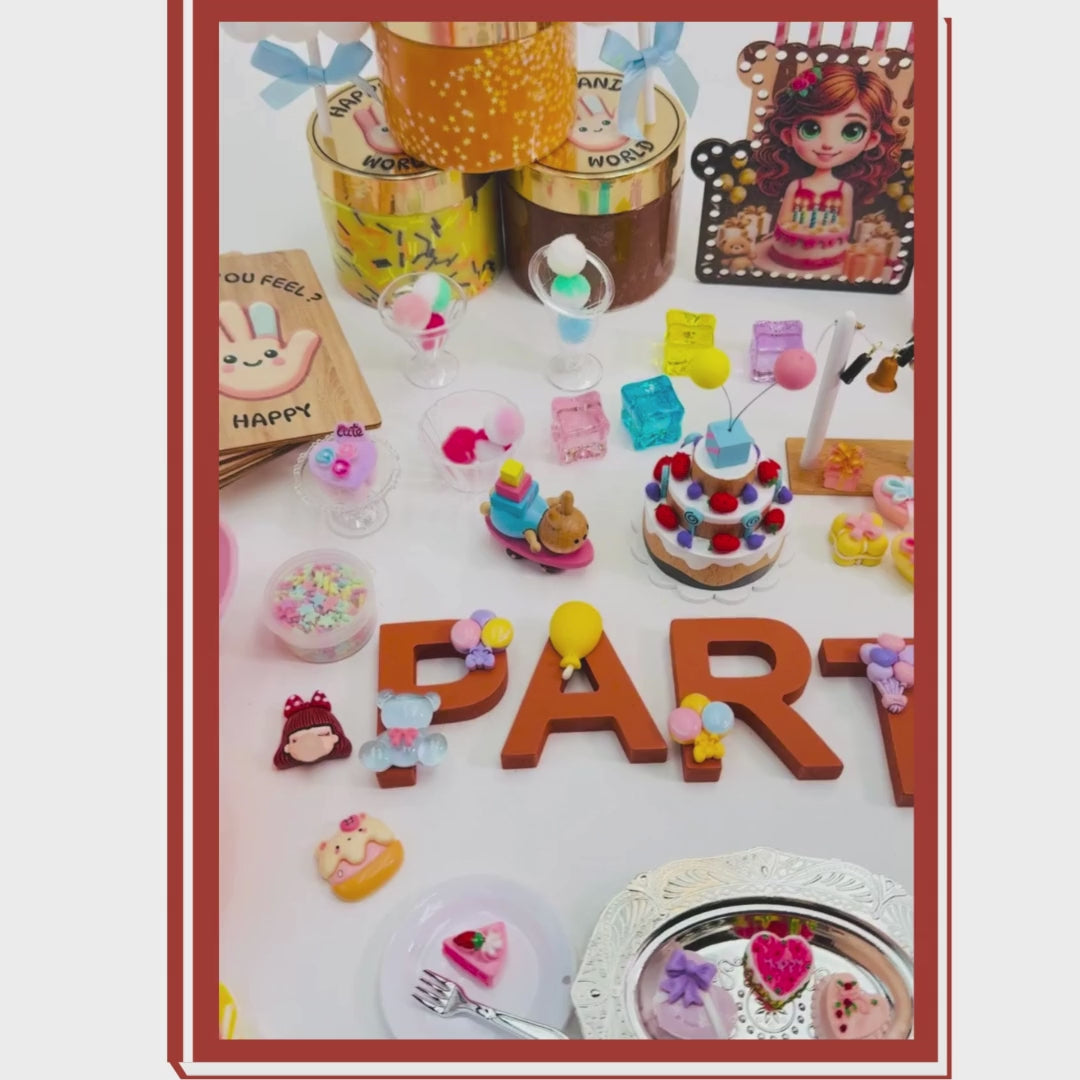 Party Playdough Sensory Kit – Anxiety Relief &amp; Confidence