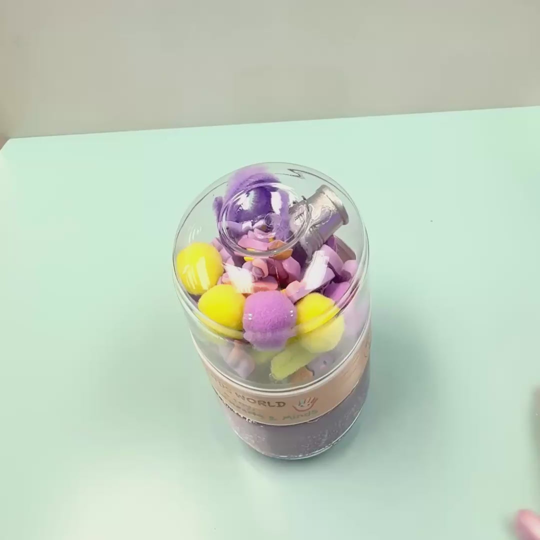 Purple Bunny -  Therapeutic Sensory Playdough Jar