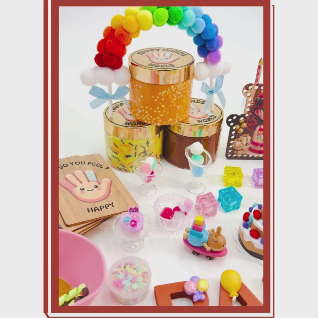 Party Playdough Sensory Kit – Anxiety Relief &amp; Confidence