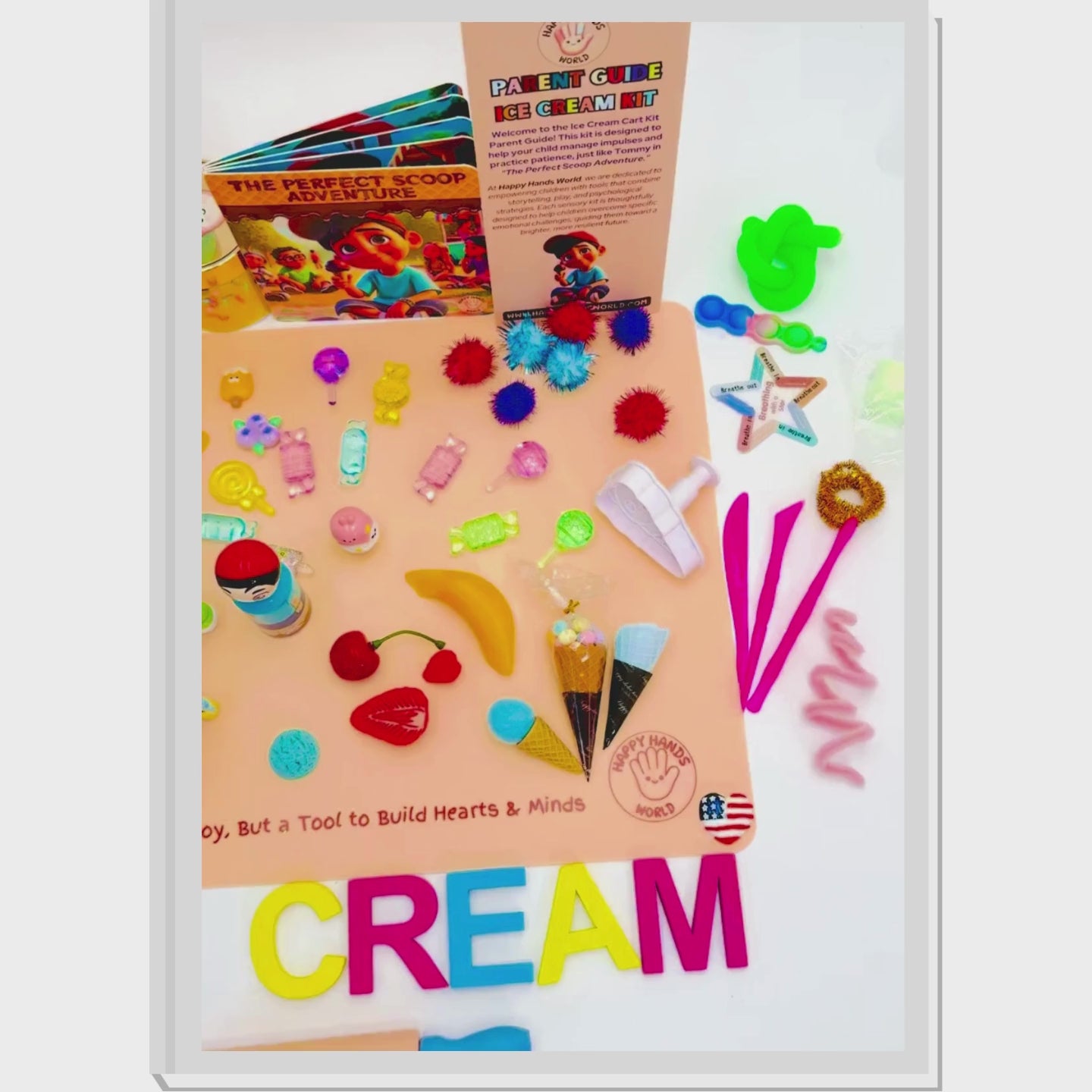 Ice Cream Playdough Sensory Kit – Perfectionism &amp; Decisions