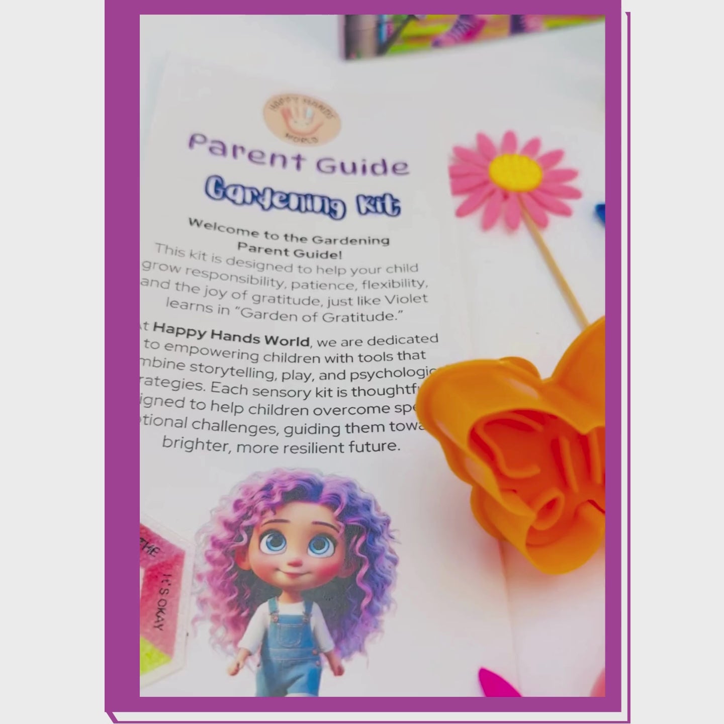 Gardening Playdough Sensory Kit – Gratitude, Patience &amp; Care