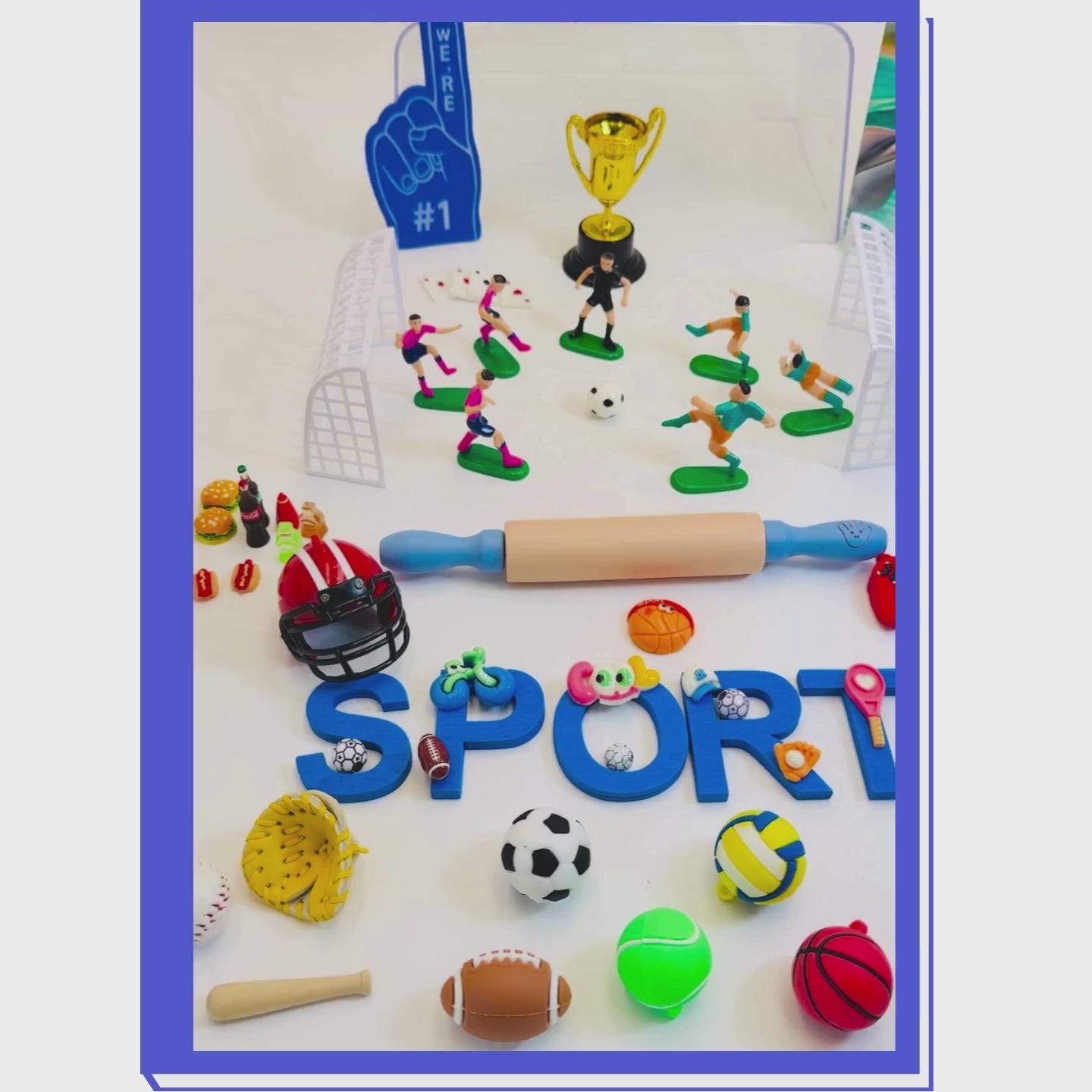 Sports Playdough Sensory Kit – Emotions, Mood &amp; Owning Actions