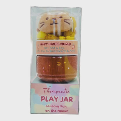 Kitty Cat Sensory Playdough Jar - Making New Friends