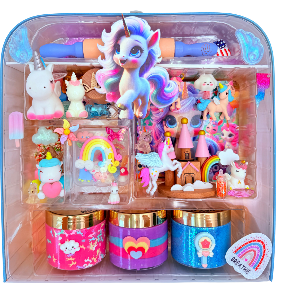 Unicorn Sensory Kit with play dough