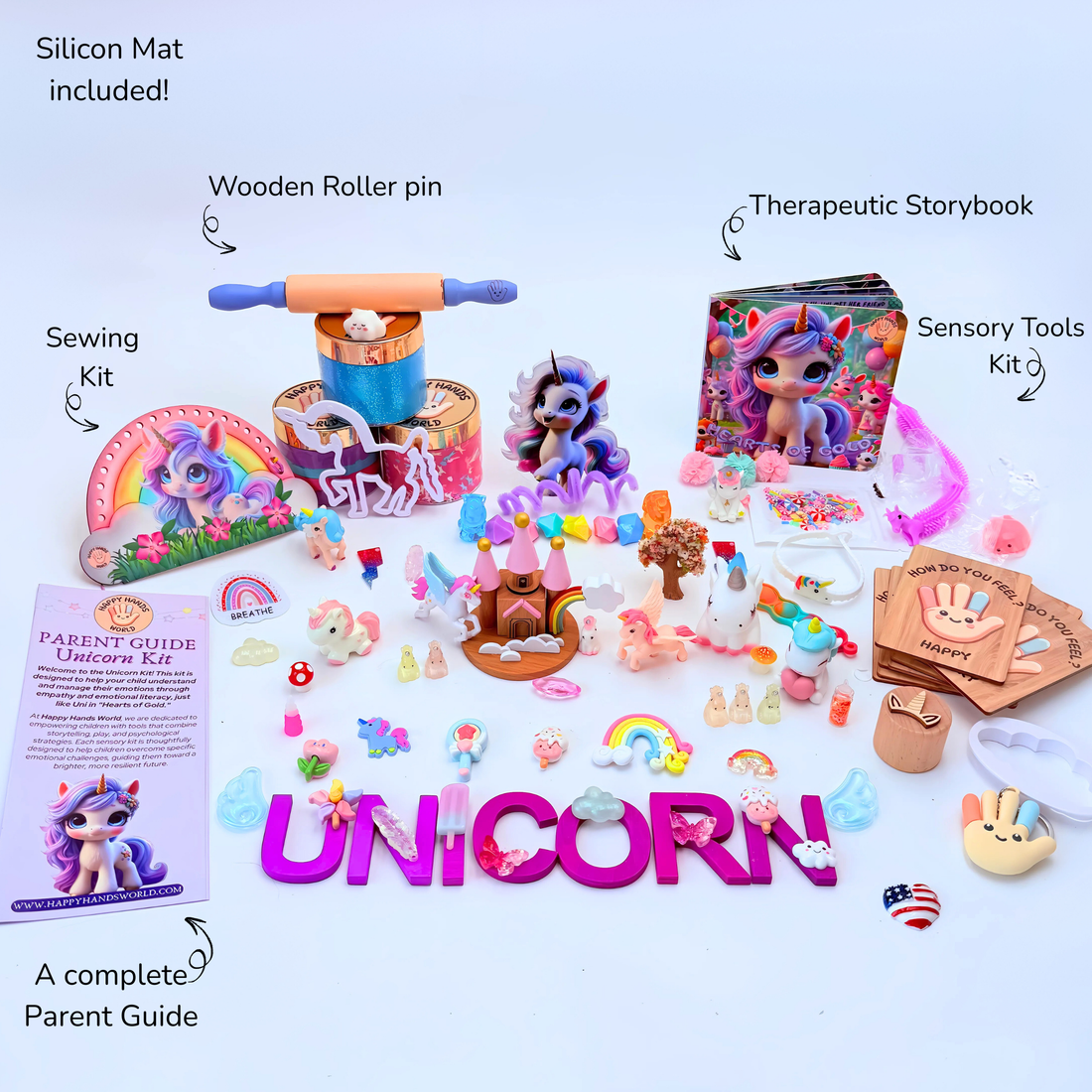Unicorn Playdough Sensory Kit – Empathy &amp; Emotional Literacy